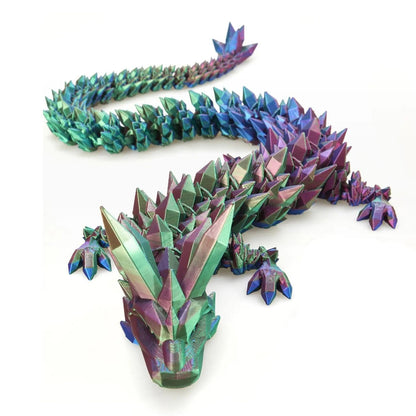 Printed Easter Crystal Dragon Egg – 3D Egg Toy for Enchanting Desktop Ornament, Easter Sculpture, and Magical Gift for Kids