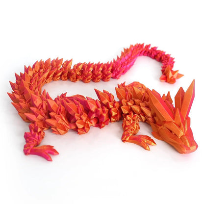Printed Easter Crystal Dragon Egg – 3D Egg Toy for Enchanting Desktop Ornament, Easter Sculpture, and Magical Gift for Kids