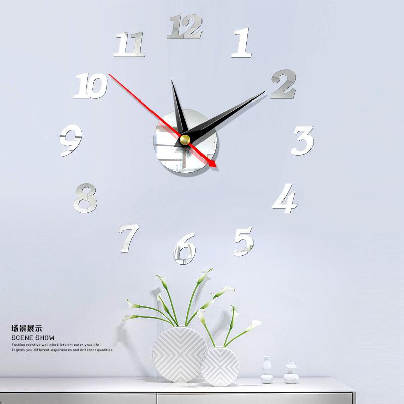 Wall Sticker Clock - 3D Clock Sticker for Instant Home Makeover
