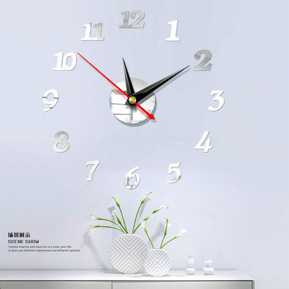 Wall Sticker Clock - 3D Clock Sticker for Instant Home Makeover