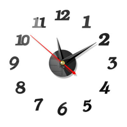 Wall Sticker Clock - 3D Clock Sticker for Instant Home Makeover