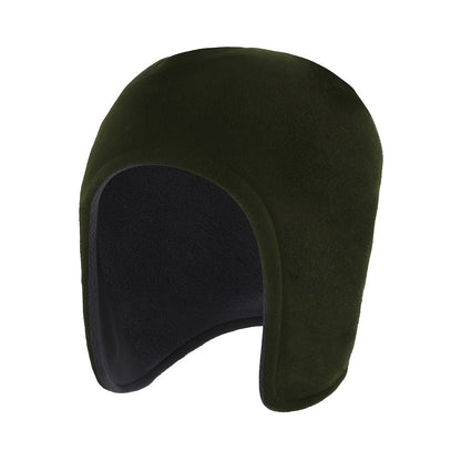 Fleece-Lined Cold-Proof Beanie Hat – Double-Layer Winter Warm Cap for Men & Women, Soft Polyester, Ideal Holiday Gift for Cold Weather