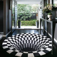 3D Vortex Illusion Rug