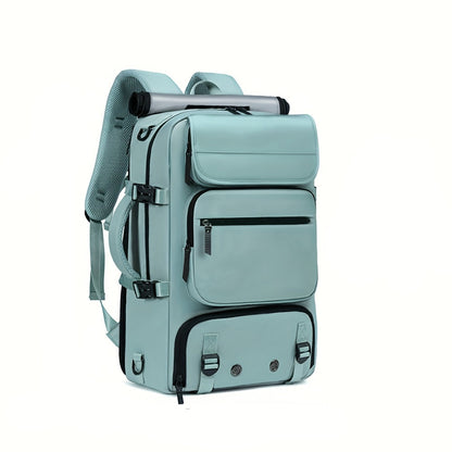 Large-Capacity Travel Backpack with Shoe Compartment – Lightweight Laptop Daypack with Charging Port, Multi-Functional 3-in-1 Design for Travel, Business, and Outdoor Adventures
