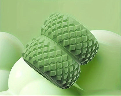 Muscle Massage Roller – 360° Massager with Dual-Row Slimming Clamp for Legs, Waist, Arms, and Buttocks with Handheld Massager Design