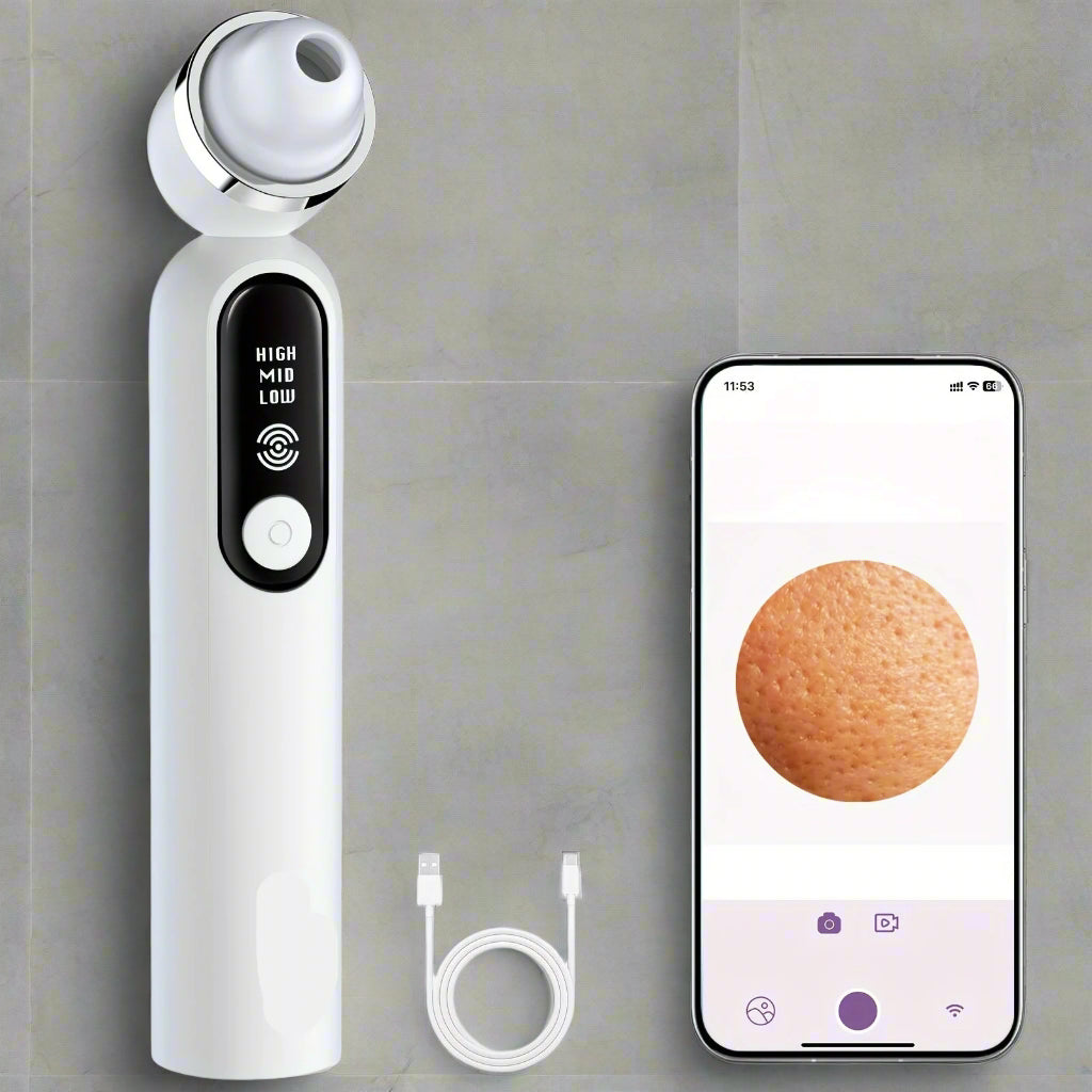 Camera Pore Vacuum – Deep Cleansing Skin Tool with Smart Technology for Blackhead and Acne Removal