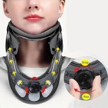 Inflatable Cervical Neck Traction Device – Adjustable Spine Alignment Collar for Neck Stretching, Posture Correction & Home Therapy Relief