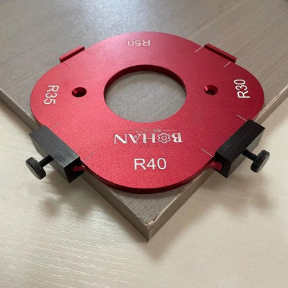Arc Angle Positioning Template - 4 in 1 Corner Radius Template Positioning for Cutting Machine
