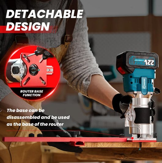 Router Milling Groove Bracket - 4 in 1 Adjustable Router Jig Tool for Woodworking