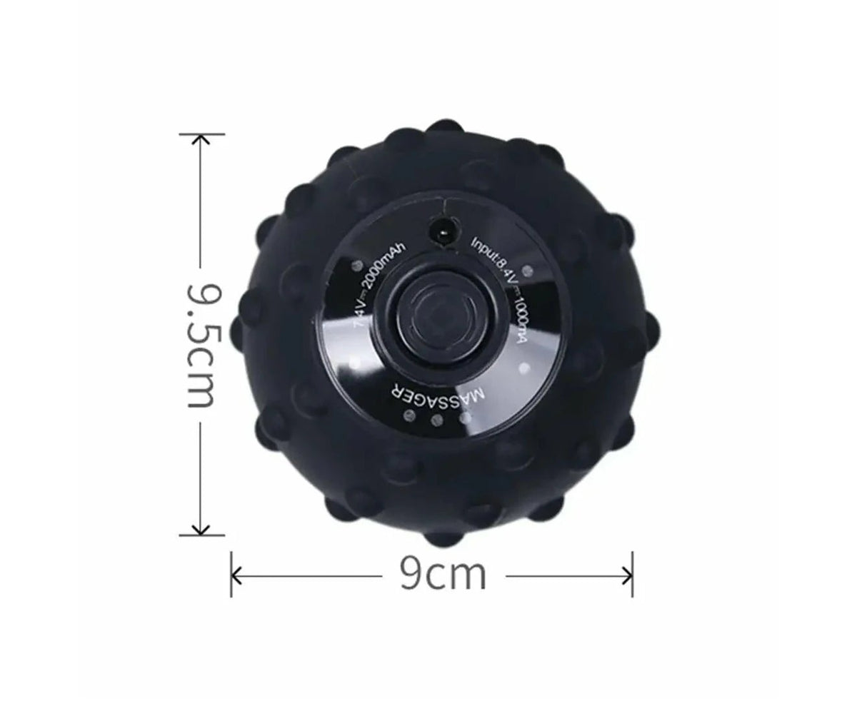 4-Speed Vibrating Massage Ball - Electric Fitness Ball Massager for Muscle and Fitness