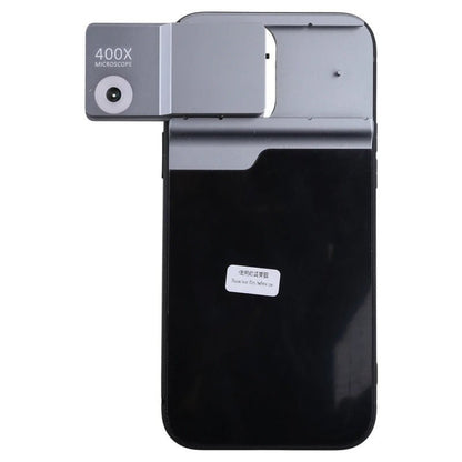 Phone Microscope with Light Case - 400X Microscope Lens Phone Cover Built-in Light Lenses Tip Scope