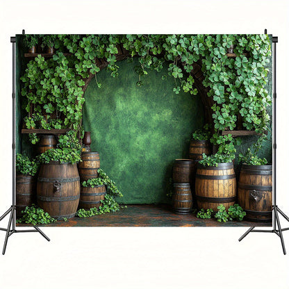 Festive St. Patrick’s Day Banner – Shamrocks & Golden Coin Garland for Irish-Themed Home, Party & Holiday Celebration Decor