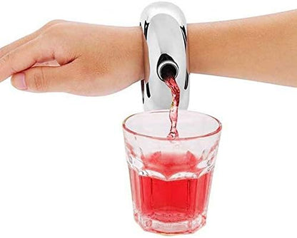 Bracelet Hip Flask for Women – 3.5oz Round Wine Bangle Holds Whiskey, Vodka, or Liquor with Elegant Hidden Functionality