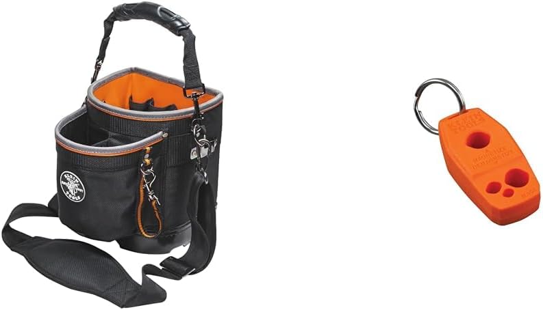 Professional Heavy-Duty 14-Pocket Tool Bag – Shoulder Strap Organizer with Long Screwdriver Storage, Durable Construction for Home, Garage & Jobsite Tools