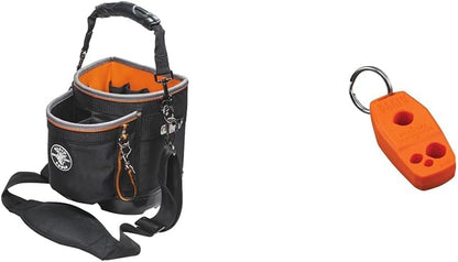 Professional Heavy-Duty 14-Pocket Tool Bag – Shoulder Strap Organizer with Long Screwdriver Storage, Durable Construction for Home, Garage & Jobsite Tools