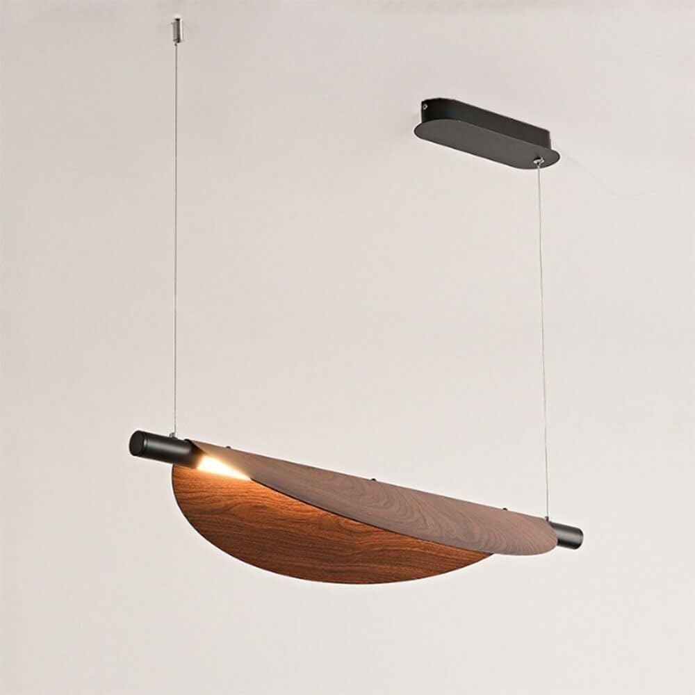 Japanese‑Style Wabi‑Sabi Bar Table Chandelier – Elegant Suspended Light Fixture for Tea Room, Office, Restaurant or Luxury Lobby Ambiance