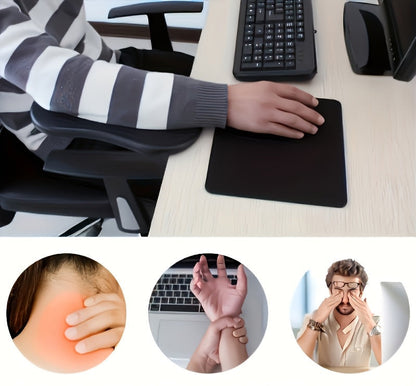 Ergonomic Desk Armrest Extender – Adjustable 180° Rotating Arm Support Brace, Clamp-On Design for Gaming, Office, and Computer Comfort, No-Drill Installation Needed