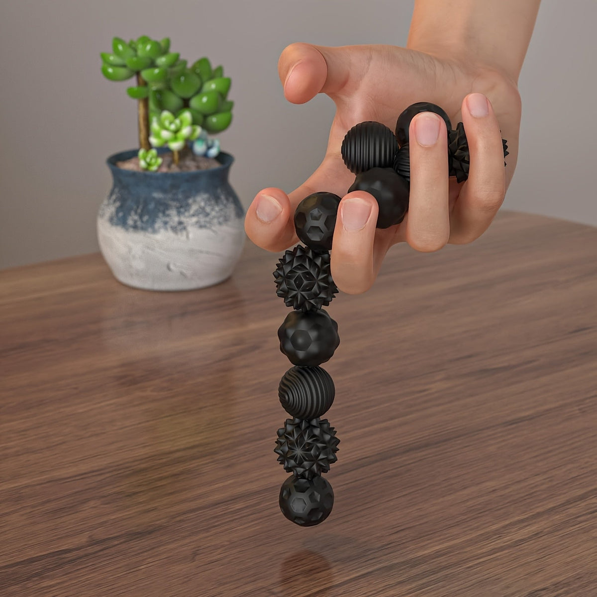 Silicone Magnetic Balls Set – Portable Sensory Fidget Toys for Adults with Fun Textures, Compact Travel Stress Relief Easter Gift