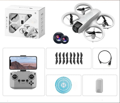 Dual Camera Drone – V66 HD WiFi FPV, LED Lights, Smart Obstacle Avoidance, One-Key Return & Real-Time Image Transmission