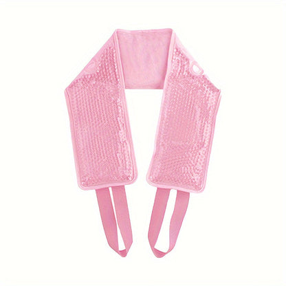 Reusable Gel Bead Hot & Cold Therapy Pack – Neck and Shoulder Ice Wrap for Pain Relief, Flexible Fit, and Dual Temperature Treatment