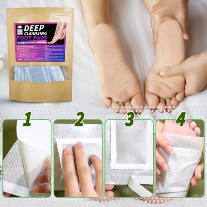 Natural Foot Cleansing Detox Pads – Easy Overnight Detox and Soothing Foot Therapy to Cleanse, Relax, and Restore Body Balance Naturally