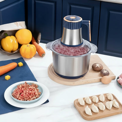 Multifunctional Meat Grinder & Noodle Maker – 3L Electric Food Processor for Minced Meat, Vegetables & Dough