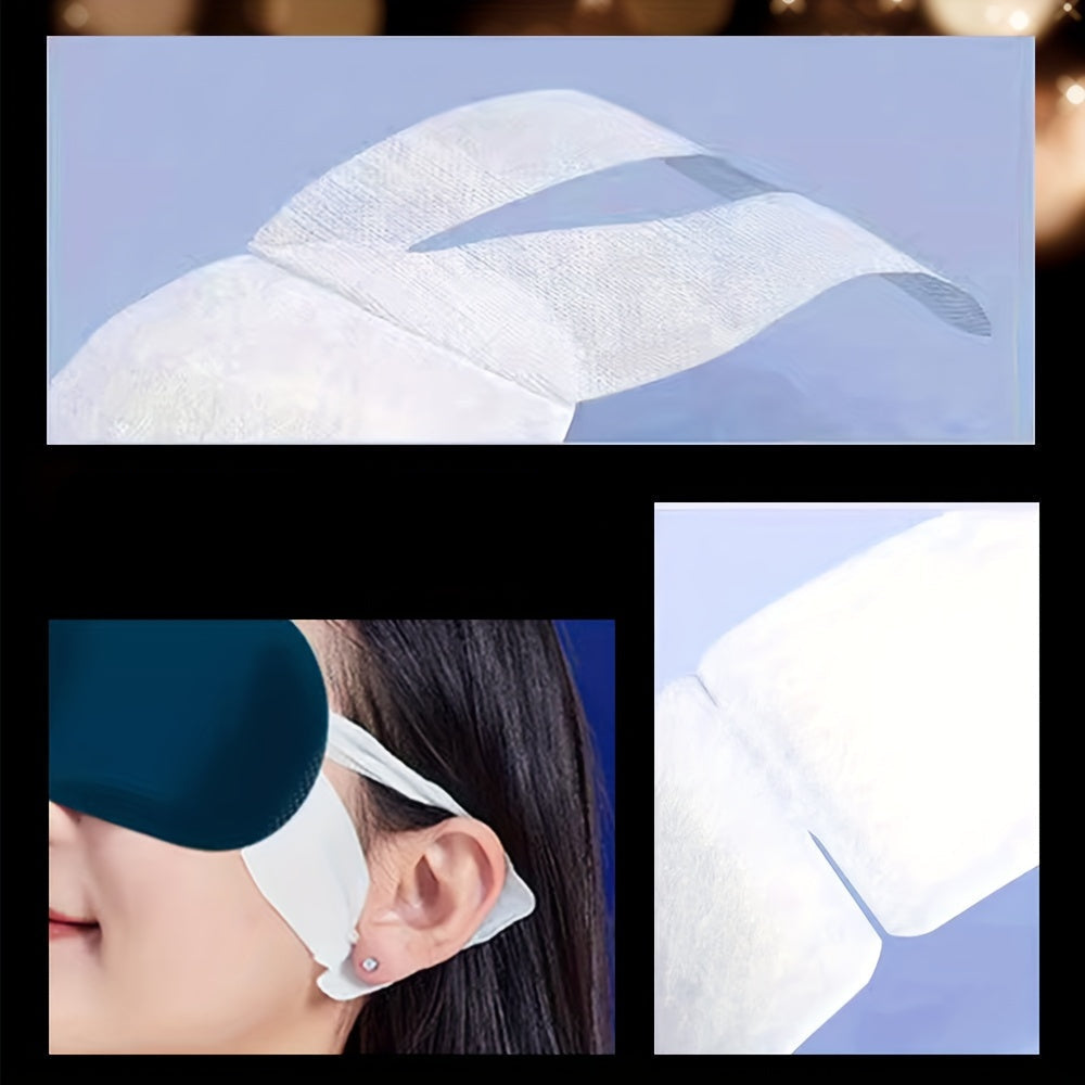 Lutein Soothing Steam Eye Masks – Relaxing Heated Eye Treatment for Puffiness, Fatigue, and Dark Circles, Ideal for Travel or Sleep