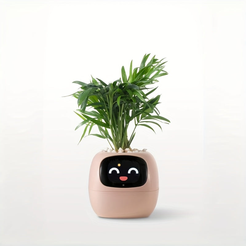 Ivy Smart Planter Robot – Interactive AI Plant Pot with Sensors, Emoticons and Personalized Lighting for Smart Indoor Plant Care