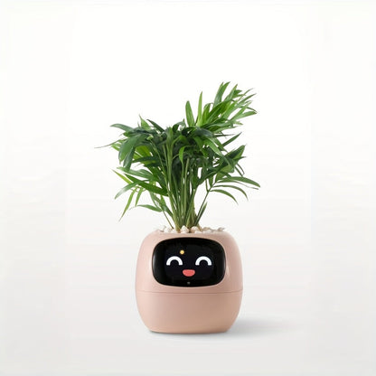 Ivy Smart Planter Robot – Interactive AI Plant Pot with Sensors, Emoticons and Personalized Lighting for Smart Indoor Plant Care
