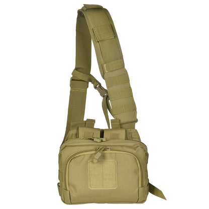 Outdoor Hunting Chest & Shoulder Bag – Multi-Pocket Crossbody Storage Pack for Camping, Hiking & Safari Trips