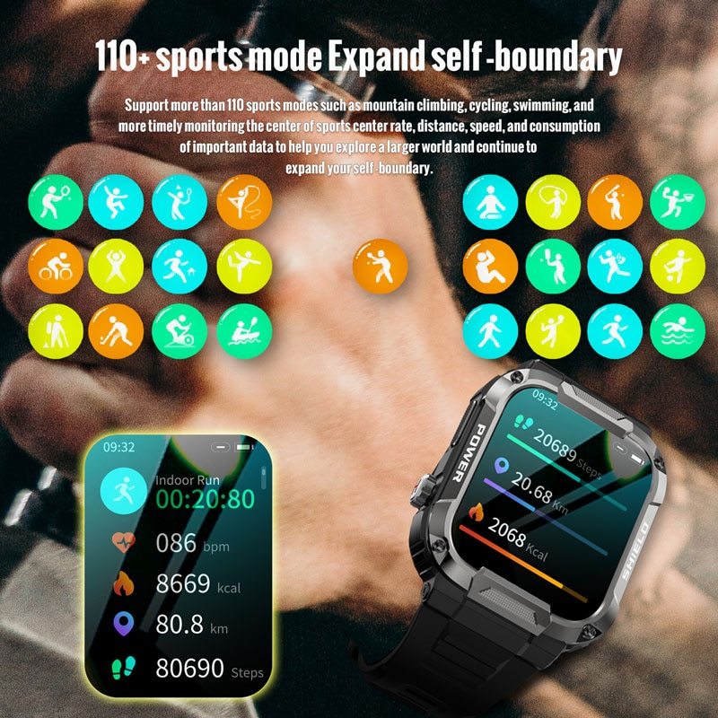 2024 New Perfectionist Military Smartwatch