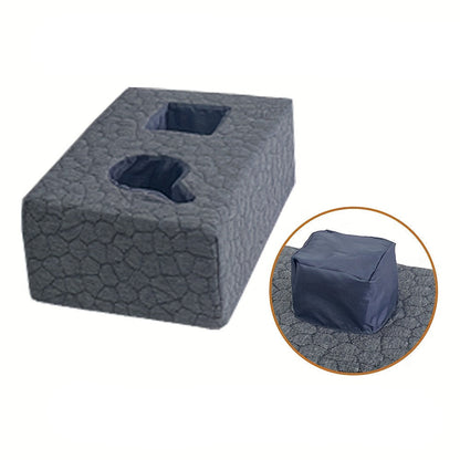 Adult Bed Rest Pillow – High-Density Reading Cushion with Cup Holder & Armrests for Sofa, Bed & Relaxing Support