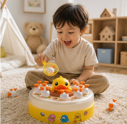 Bounce and Catch Duck Game - Interactive Family Party Toy for Hand Eye Coordination and Active Play