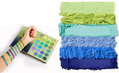Color Eyeshadow Palette – 72/60 Matte, Glitter & Pearlescent Professional Pigment Set for Easy, Colorful Makeup and Artistic Looks