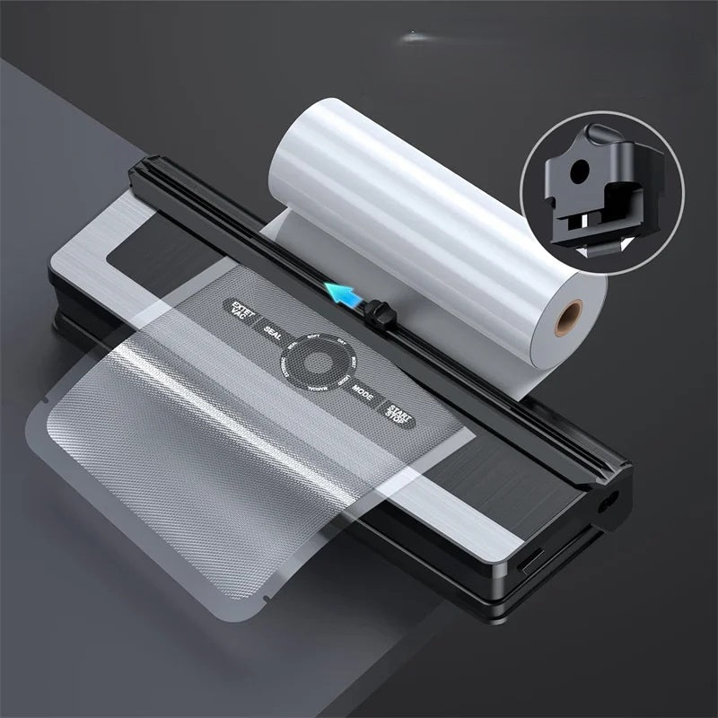 Vacuum Sealer Machine – 135W LED Display Food Vacuum Sealing System for Household Food Preservation & Storage