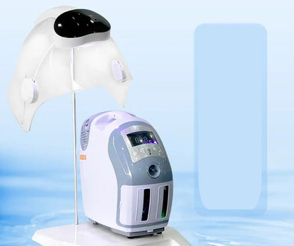 Hydrogen Oxygen Peeling Facial Mask - Hyperbaric Skin Care Machine for Acne, H2O2 Bubble Cleansing, Beauty Spa & At-Home Use