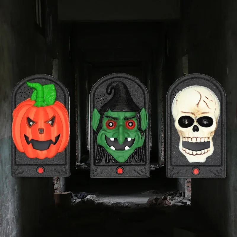 Halloween Haunted Motion Sensor Doorbell – Realistic Sound Prank Device for Scary Haunted House Parties, Must-Have Spooky Decoration