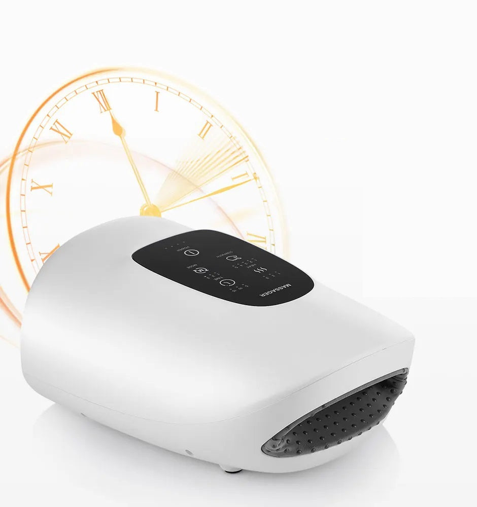 Wireless Electric Hand Massager – Air Compression & Hot Compress for Arthritis, Numbness & Relaxing Palm Therapy