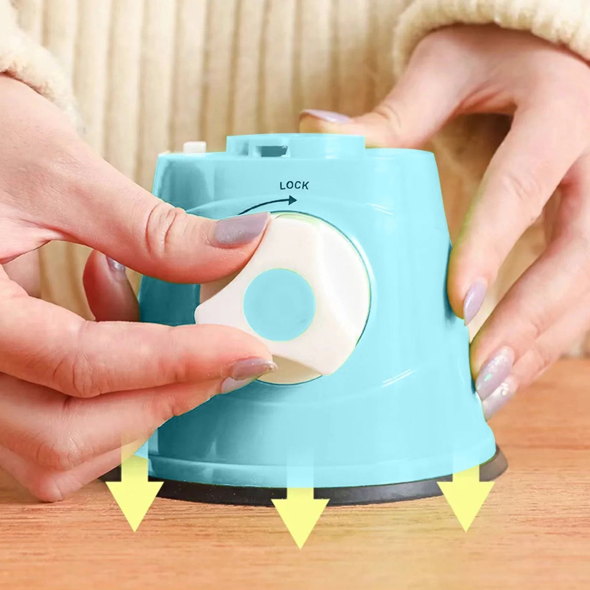 Manual Rotary Juicer with Stainless Blades – Portable Hand-Cranked Tool for Fresh Juice Extraction