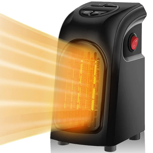 Portable Plug-In Electric Fan Heater with Thermostat