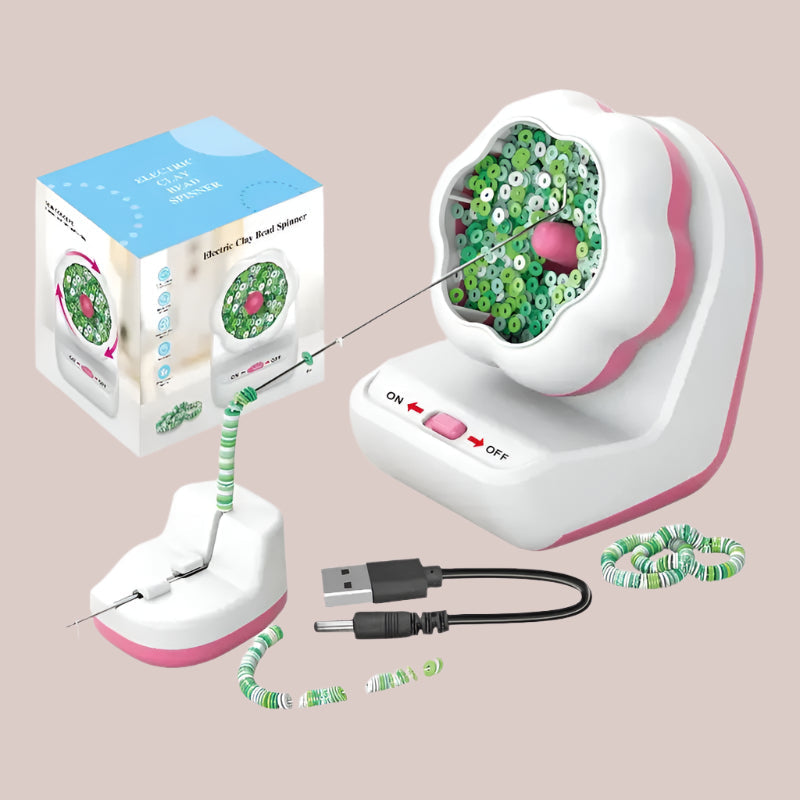 Automatic Electric Bead Spinner – Effortless Jewelry Making Machine for Beading & Bracelets