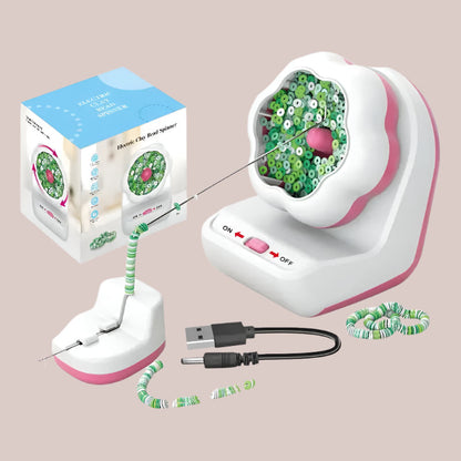 Automatic Electric Bead Spinner – Effortless Jewelry Making Machine for Beading & Bracelets