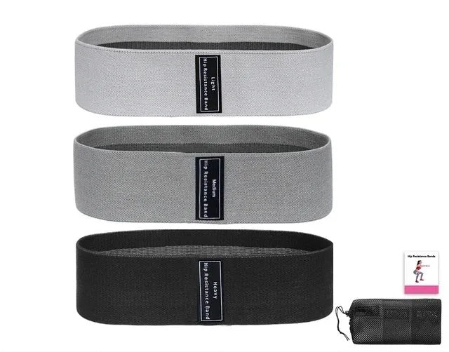 Crochet Gradient Resistance Band – Elastic Training Ring for Deep Squats, Buttocks Shaping and Strength Workouts