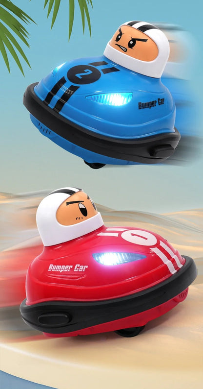 Kids Battle Duo Toy Car Set – Remote Control Bumper Cars with Pop-Up Dolls, Bounce Ejection & Flashing Lights
