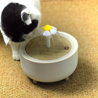 Ultra-Quiet Electric Pet Water Fountain –1200ml USB Auto Filter & Recirculating Cat Drinker Bowl