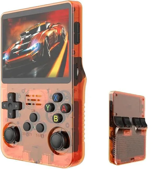 Retro Handheld Game Console - Portable 3.5 Inch IPS Screen Gaming Device with 64GB Storage, Classic Gaming Experience