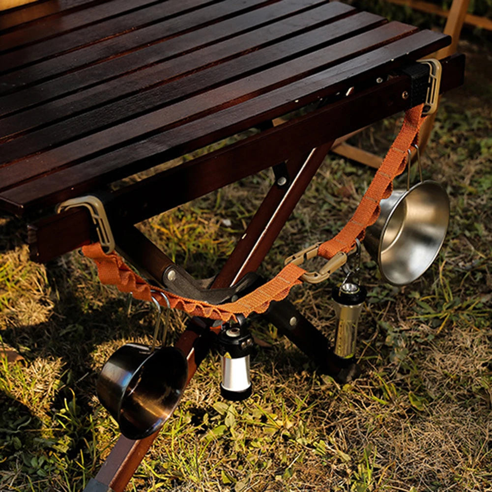 Outdoor Camping Lanyard Hanger Rope – Multi-Purpose Hanging Strap for Tent Lights, Cups, Clothes, and Campsite Storage