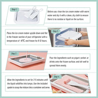 Stainless Steel Ice Cream Roll Maker for Home