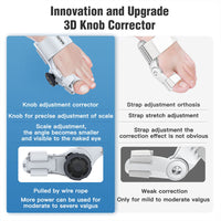 Upgraded Bunion Corrector - 3D Knob Toe Corrector