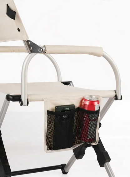 Aluminum Folding Chair – Lightweight Yet Strong Seat with Backrest for Outdoor Fishing, Travel, and Compact Storage